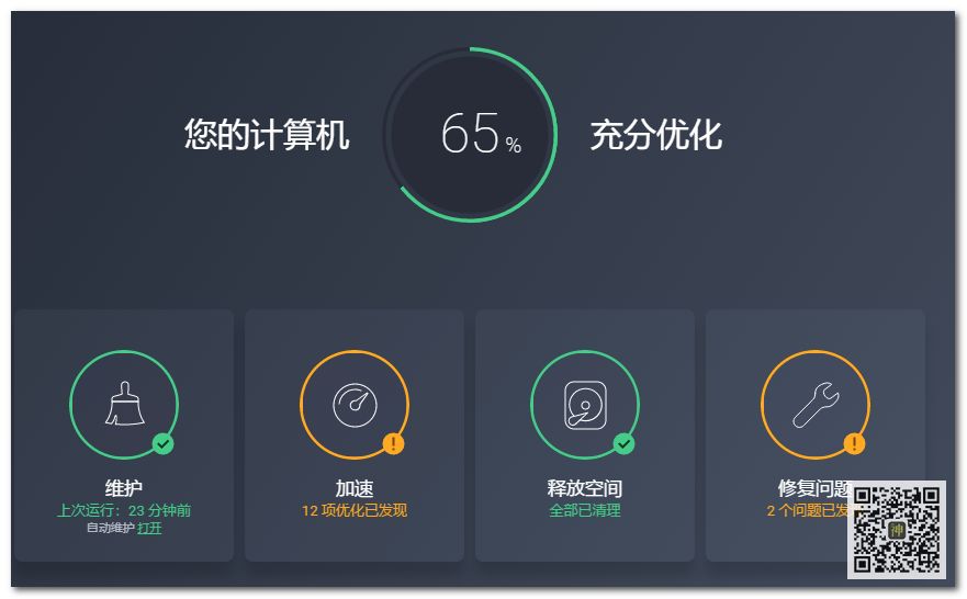 全球最佳電腦性能優(yōu)化神器：不僅能防病毒，還能使系統(tǒng)運行狀態(tài)達到最佳插圖1