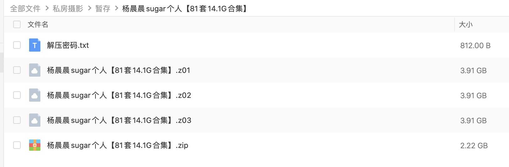 秀人網xiuren楊晨晨sugar私房寫真分享【81套14.1G合集】 百度網盤插圖1