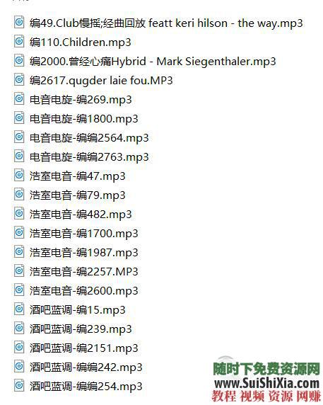 320K無損車載流行MP3音樂舞曲+MP4視頻神曲，共42G幾千首打包分享_趣資料教程資源插圖20