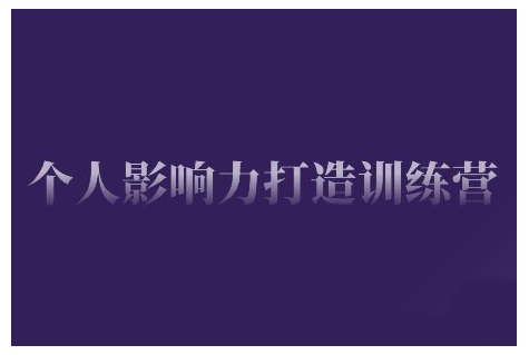 個人影響力打造訓練營，掌握公域引流、私域運營、產品定位等核心技能插圖